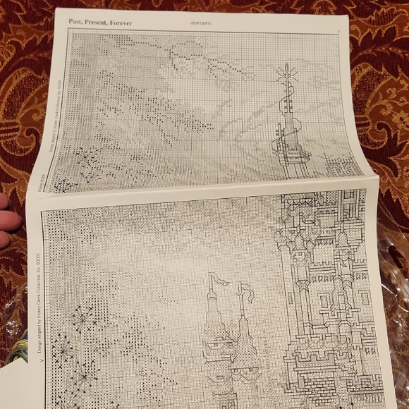 Disney Cinderella's Castle Cross Stitch Kit - "Past, Present, Forever" - Picture 5 of 9